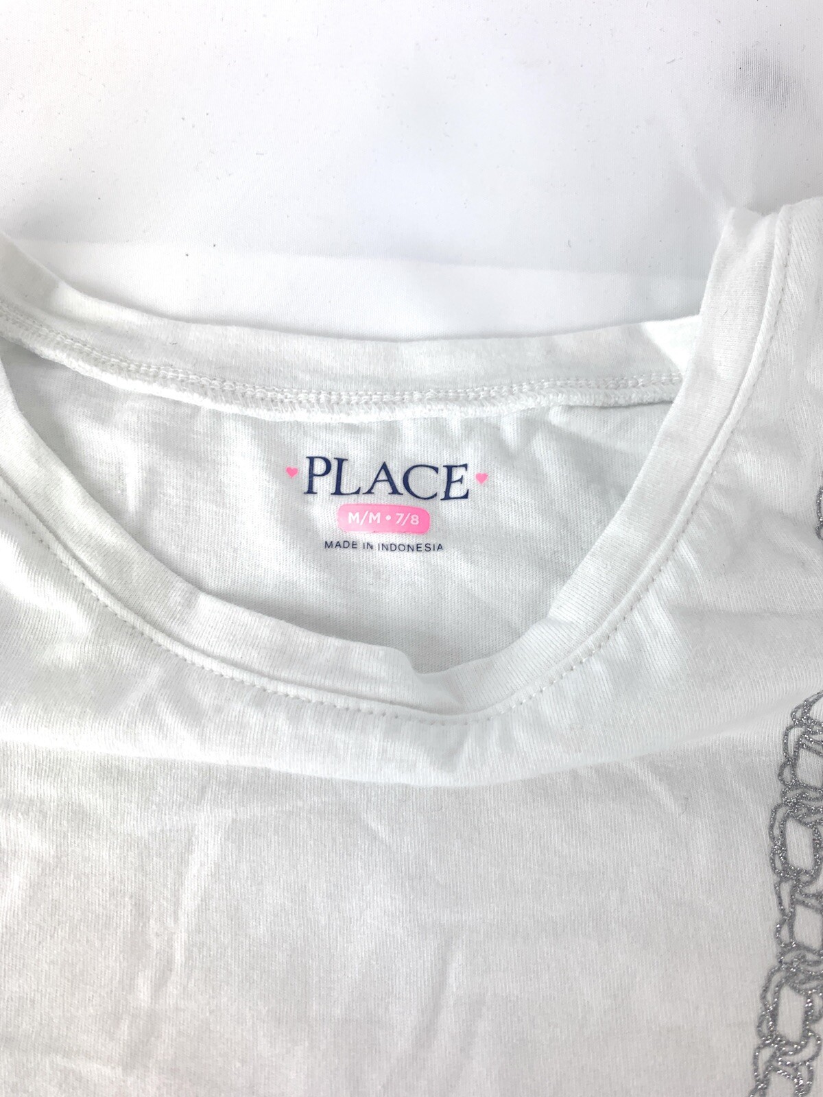 Lot Of 4 Girls T Shirts Justice Place So and iZ Girl  Size 8, 7/8, M Childrens