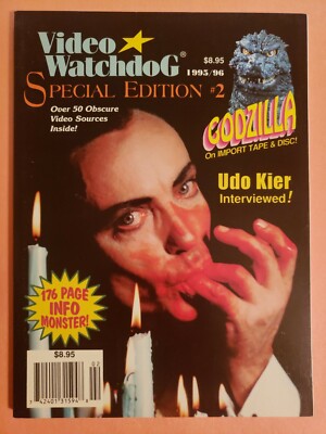 VIDEO WATCHDOG SPECIAL EDITION #2 ~ VF/NM 1995/1996 FILM GUIDE ~ W/ MAIL VOUCHER