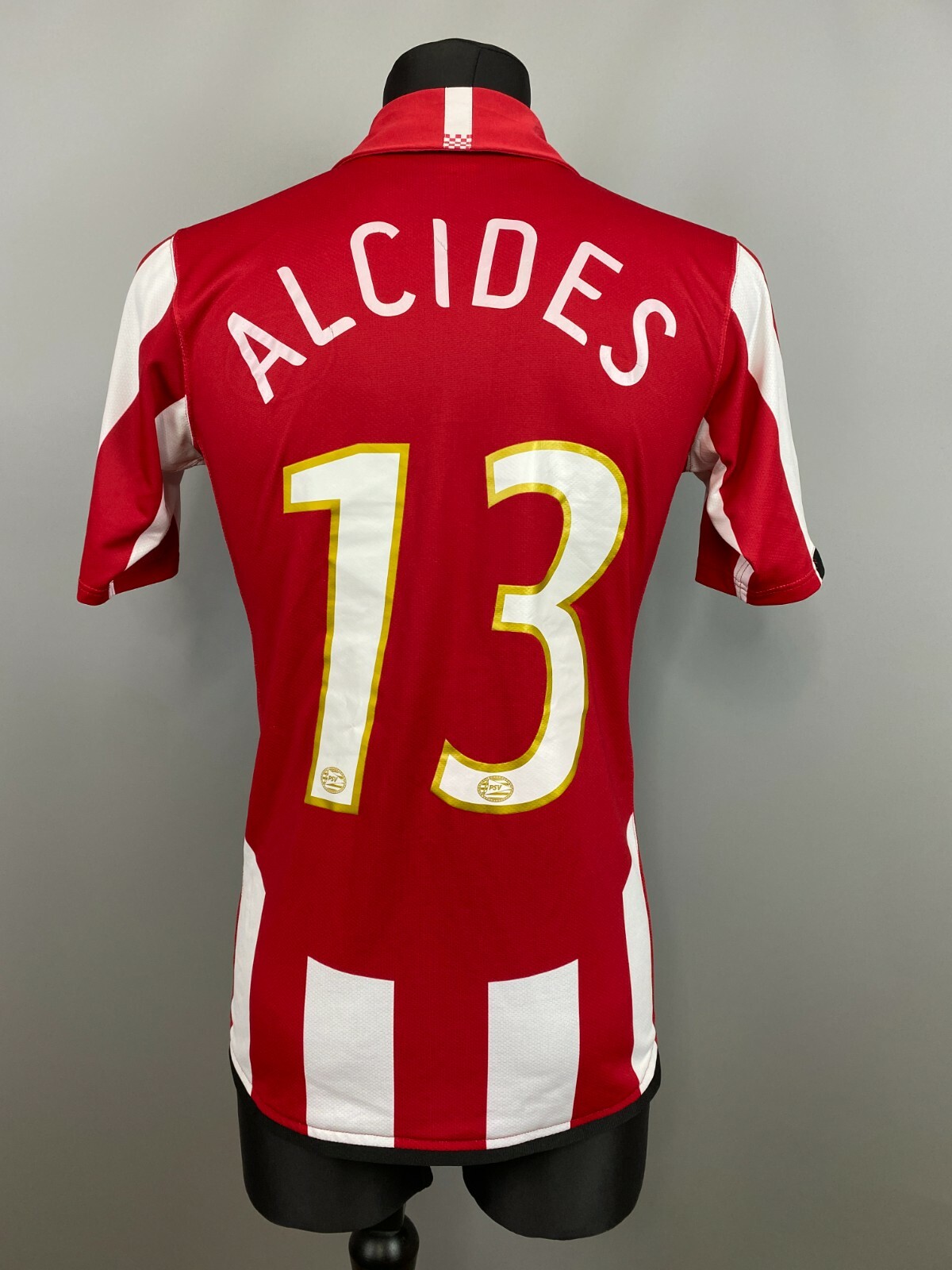 PSV EINDHOVEN 2006 2008 ALCIDES HOME SHIRT MATCH ISSUE