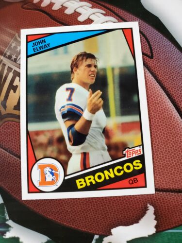 JOHN ELWAY 2012 Topps RC ROOKIE Reprint 1985 Topps Card DENVER BRONCOS. rookie card picture