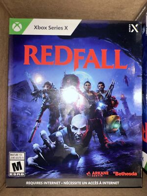 REDFALL STEELBOOK EDITION  Xbox One Series X Game  FACTORY SEALED BRAND NEW