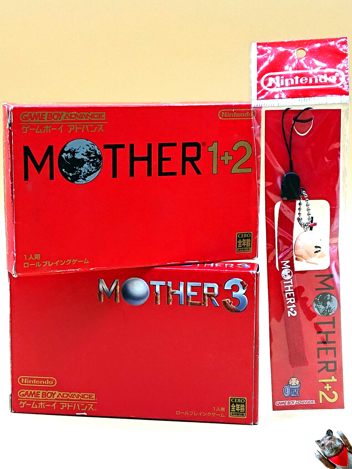 GBA☆MOTHER1+2 MOTHER3☆カセット2本セット マザー1・マザー2