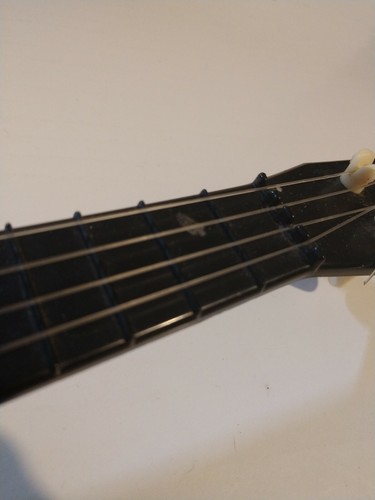 VINTAGE 1970 Mattel Music Maker Toys COWBOY Guitar Toy WORKS complete rare black