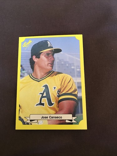 upside down yellow backs着用　ナショナルズ　7 1/4 1987 Classic Update Yellow/Green Backs #125 Jose Canseco