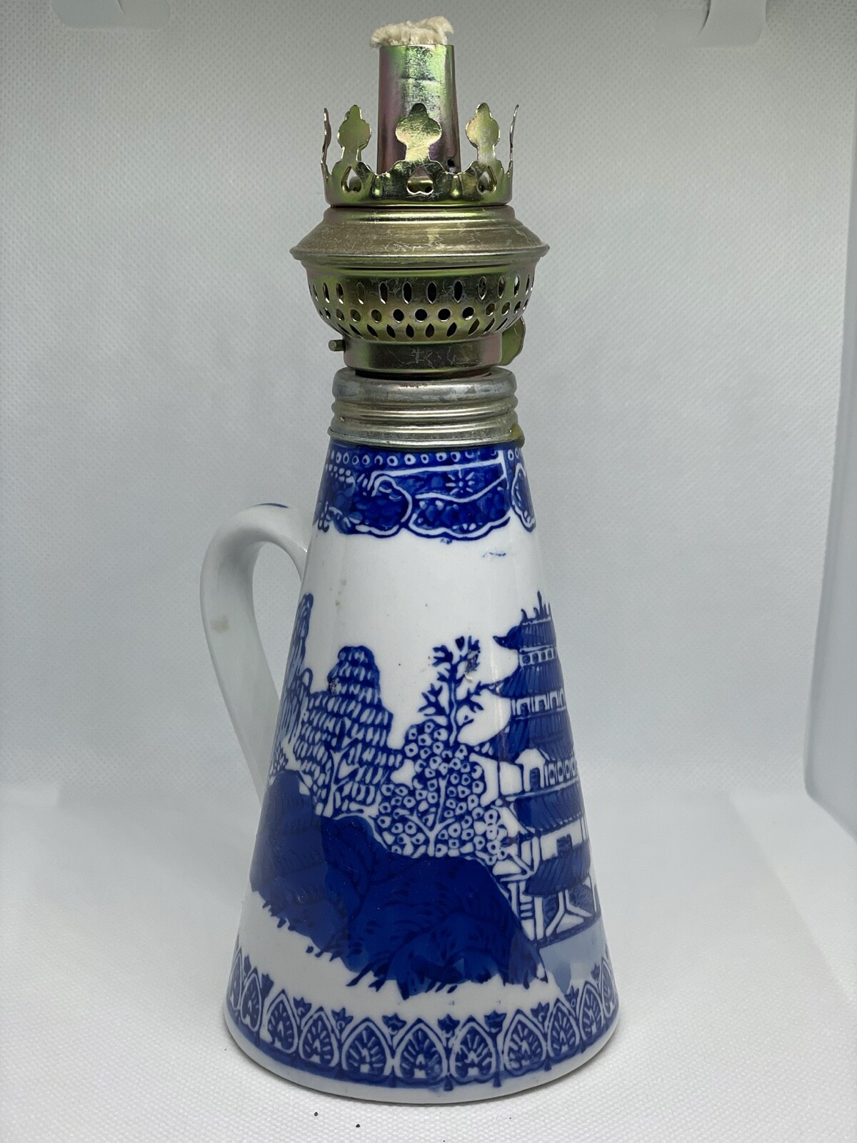 Купить Blue willow *rare* Blue Willow Oil Lamp в интернет-магазине с Ebay с доставкой из США ...