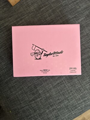 Taylormade TP5 Pix Donut Logo Golf Balls in Collectors Box 12 Count
