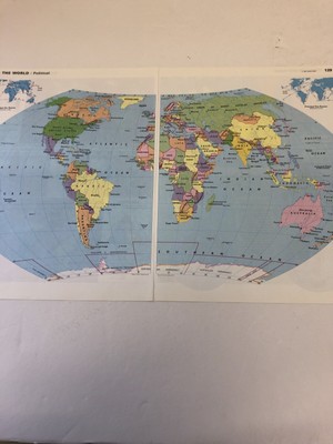 United Kingdom Large World Map Vatican