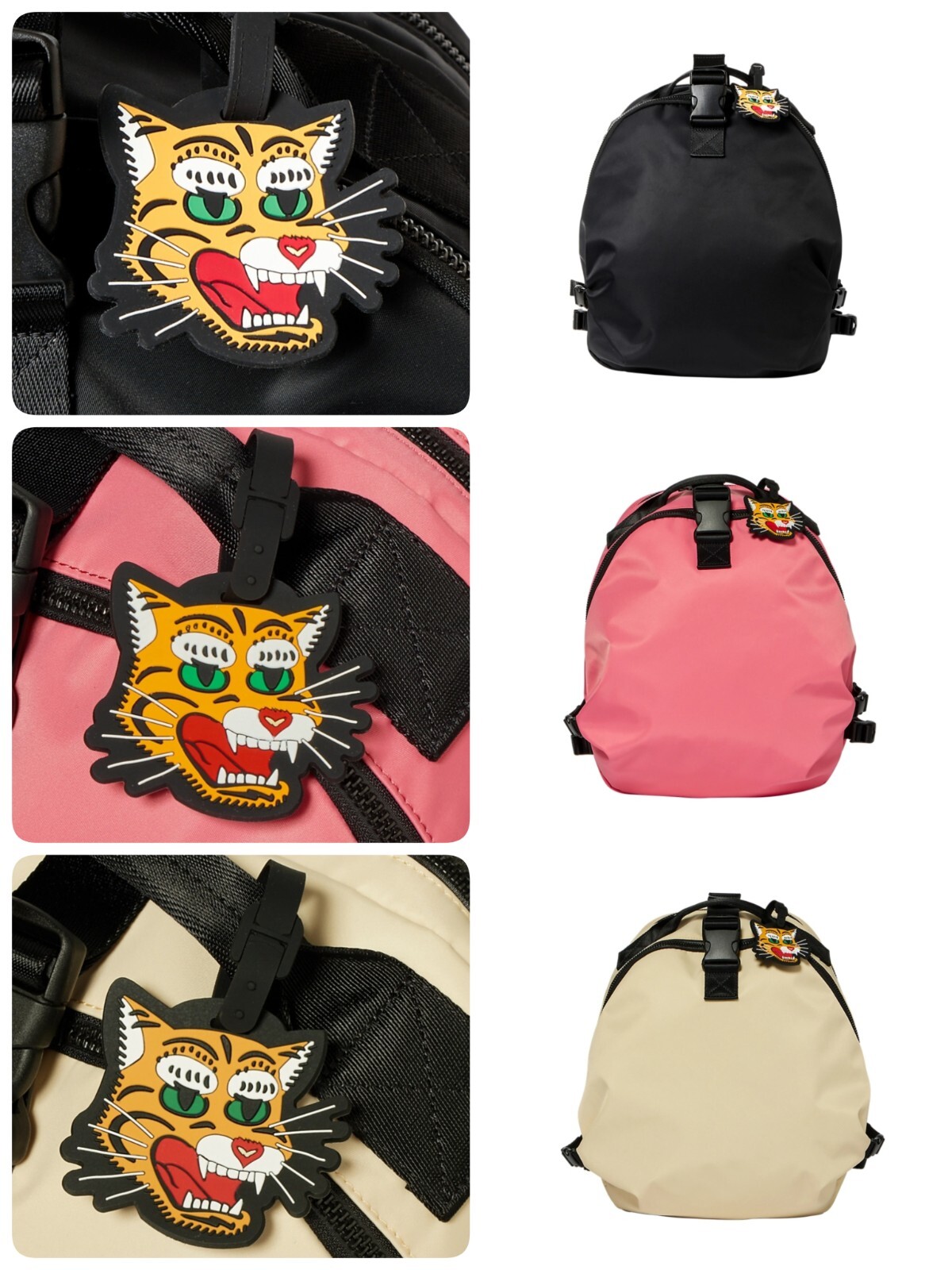 Onitsuka Tiger SMALL BACK PACK 3183A970,Unisex/Black/Pink Onitsuka Tiger SMALL BACK PACK 3183A970,Unisex/Black/Pink