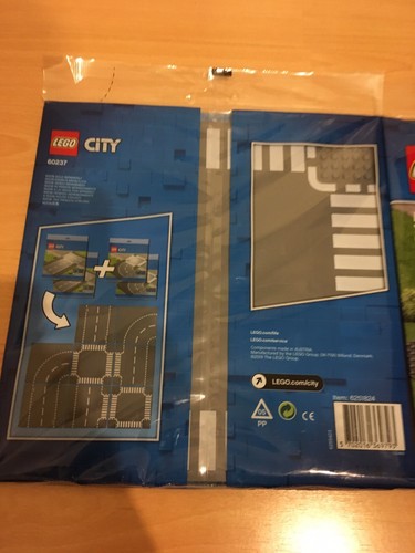 Lego City 3x 60237, Straßen, Kurve Kreuzung, Straßenplatten, Platte Neu OVP