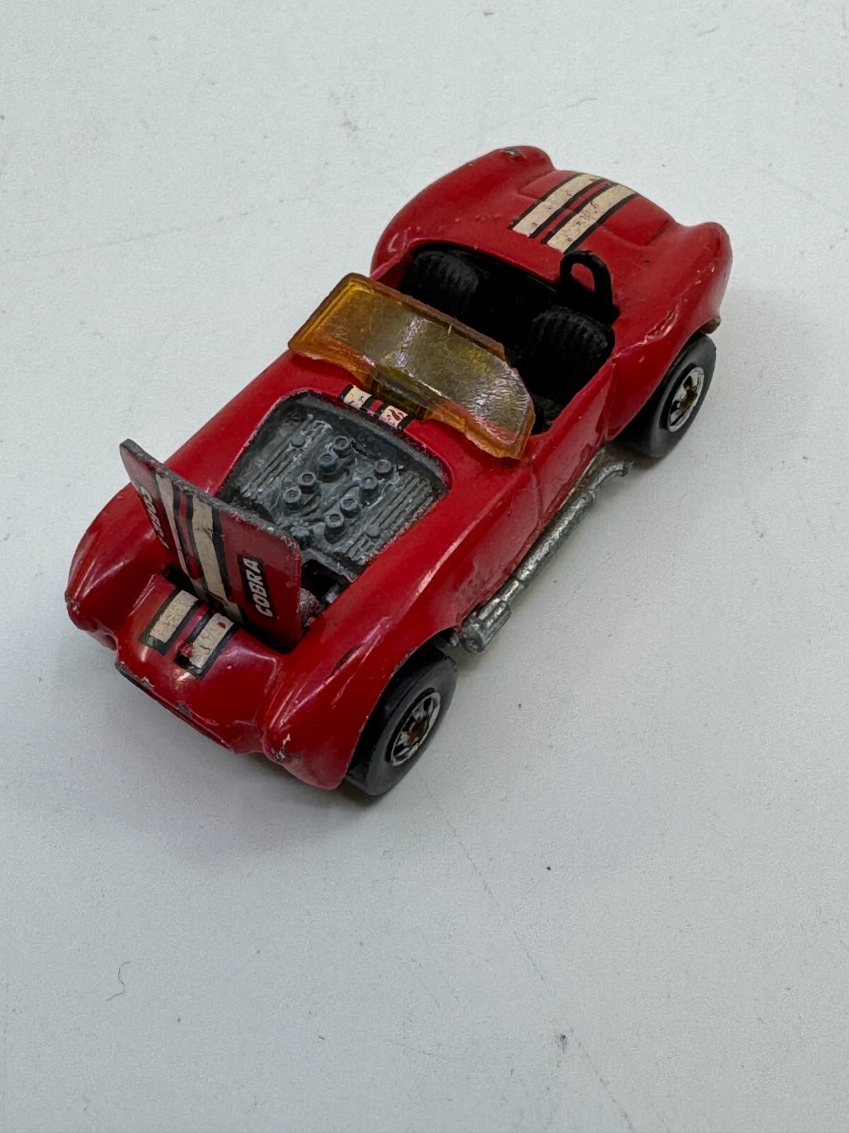 旧いHot Wheels CLASSIC COBRA Real Riders Hot Wheels Real Riders Classic Cobra 427 Shelby Blue Gray