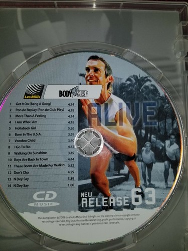 Les Mills Body Step New Release #63 Instructors Kit DVD CD & Choreography Notes