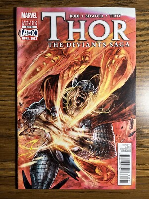 THOR DEVIANT SAGA 5 STEPHEN SEGOVIA COVER MARVEL COMICS 2012