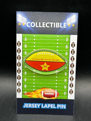 San Francisco 49ers Joe Perry football lapel pin-1st African player on NINERS