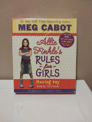 Allie Finkle's Rules For Girls Moving Day By Meg Cabot 4 Compact Discs Brand New