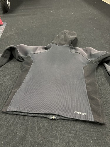 Spyder Thermal Zip Up Jacket Black Outdoors Y2k Mens Medium
