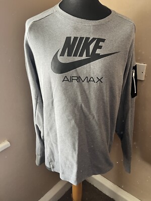 Nike jumper mens grey hotsell
