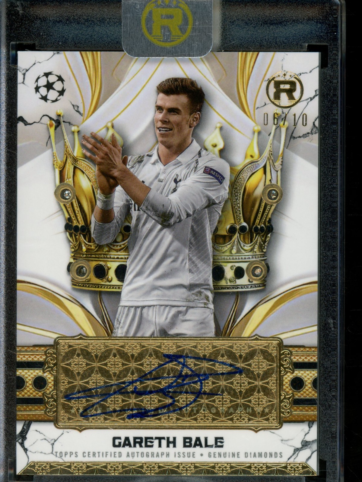 2024-25 TOPPS UEFA REVERENCE GARETH BALE Crowned Jewel BLACK