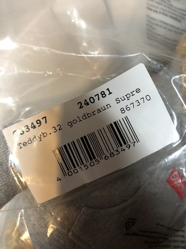 Supreme Steiff Bear Box Logo FW18 On Hand 100% Authentic