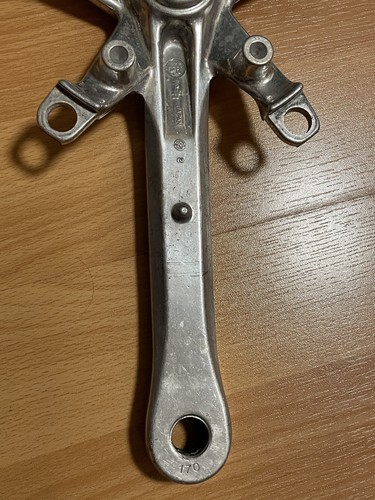 Vintage SR Raleigh 170 mm 144 BCD Crankset RIGHT ARM ONLY Silver Japan Sakae 80s