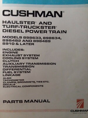 Manuals & Books - Cushman Parts Manual