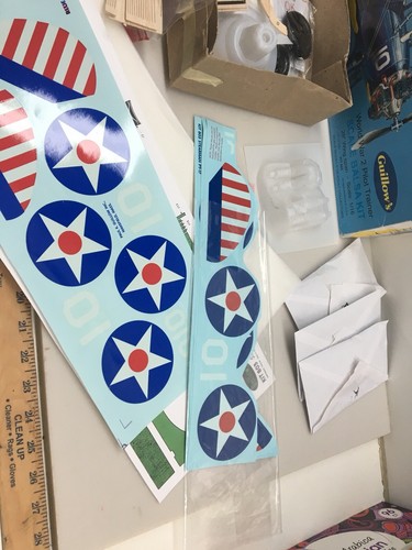 Guillow's Boeing Stearman Balsa Wood Model Airplane Kit GUI-803 FOR PARTS