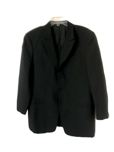 【M3】Giorgio Armani ブラックジャケット 38 M3】Giorgio Armani ブラックジャケット 38