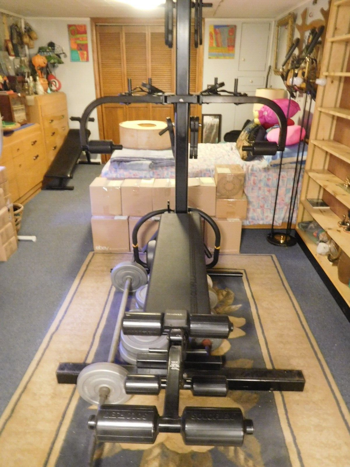 Classic Soloflex in Nice Condition Leg/Pull-Up 13 Bands 
