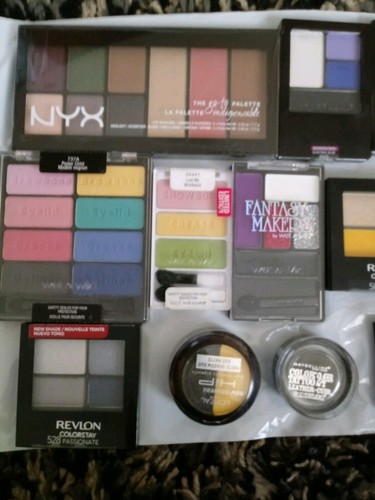 New Eyeshadow Lot NYX * Maybelline * Revlon & More