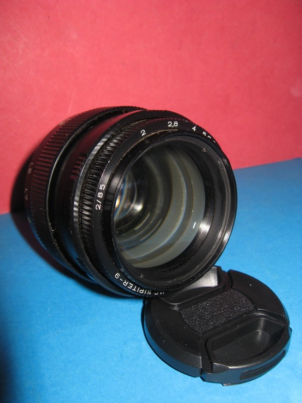 Objectif Portrait Russe Mc Jupiter-9 2/85mm Pour Monture M42, Copie Zeiss Son...
