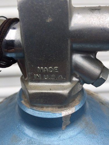 DACOR SCUBA DIVER TANK WITH VALVE AS PICTURED