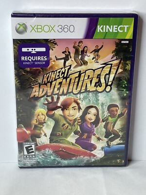 Kinect Adventures (Microsoft Xbox 360, 2010) Brand New Sealed Free Shipping