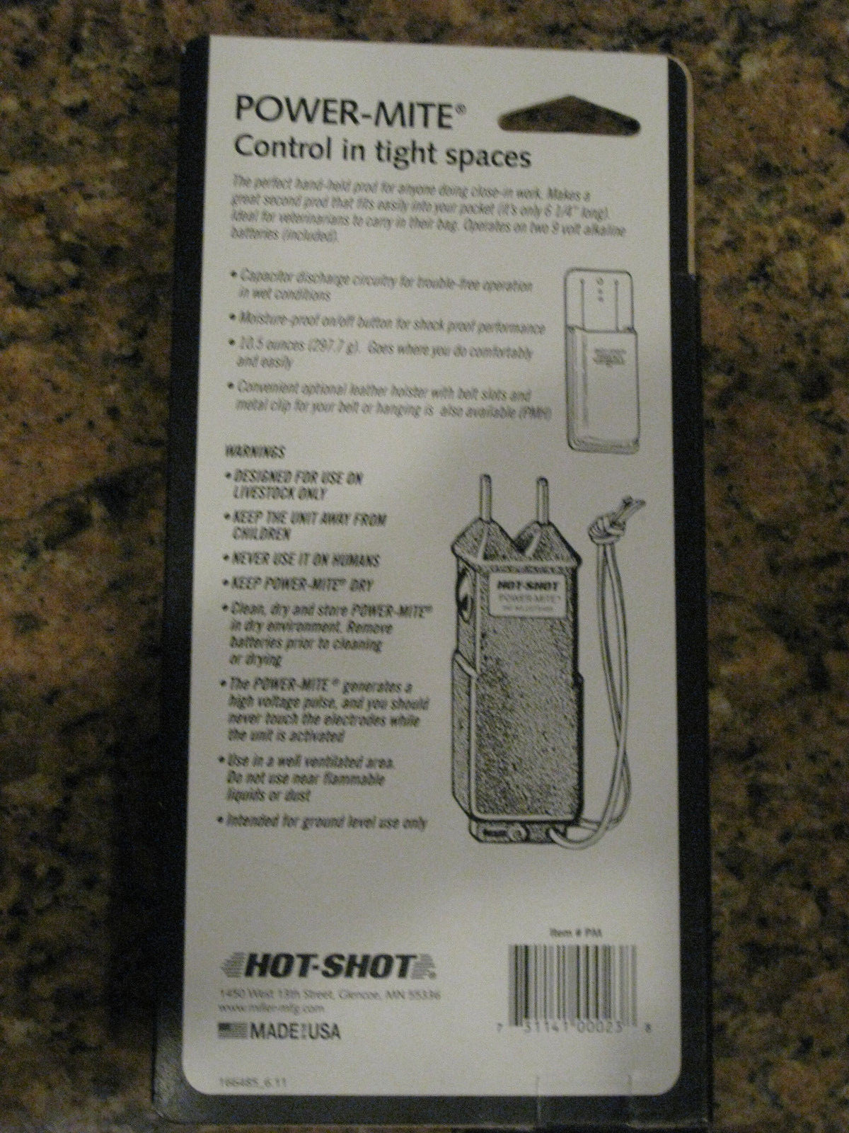 Hot Shot PM Power-Mite Stock Prod, 6-1/4