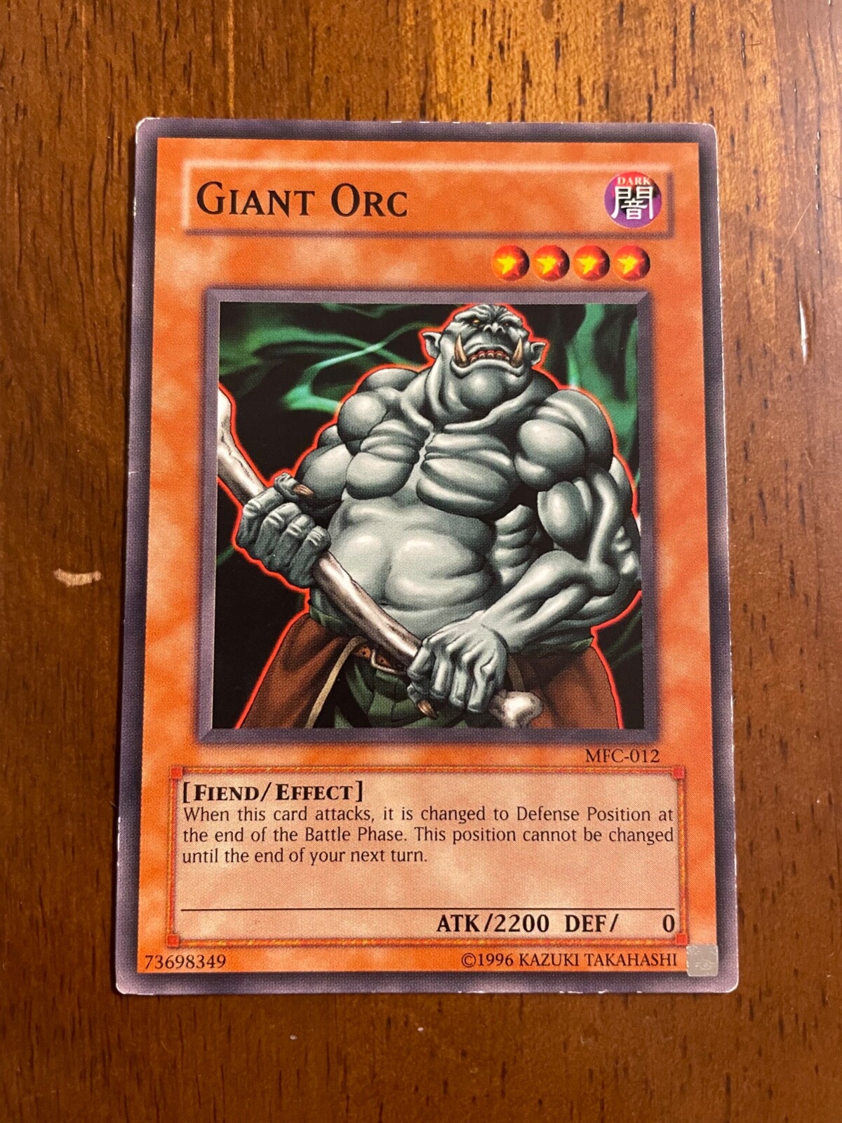 Giant Orc MFC-012 - YuGiOh Card - HP | eBay