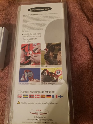 S-CUT QE - EMERGENCY CUTTING TOOL  7350059220014