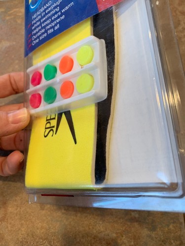 NEW Speedo Begin To Swim Earband And Earplugs One Size Swimming Water