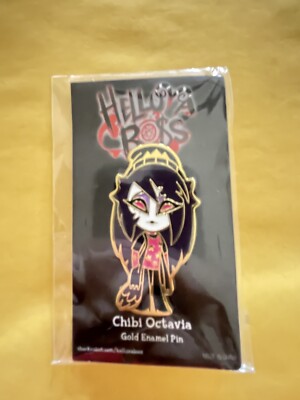 vivziepop pin Limited Stock Pin Octavia Gold Full Body Enamel Pin Helluva Boss