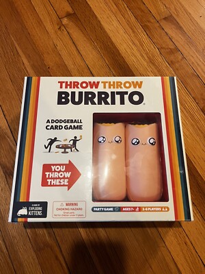 EXPLODING KITTENS Throw Throw Burrito Card Game New