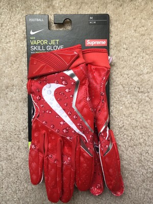 nike vapor jet football gloves supreme