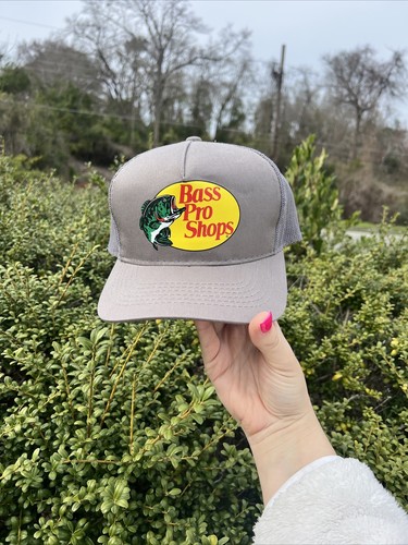BASS PRO SHOPS オフホワイトキャップ Bass Pro Shops Cap, White, Mesh Snapback Hat, Authentic w