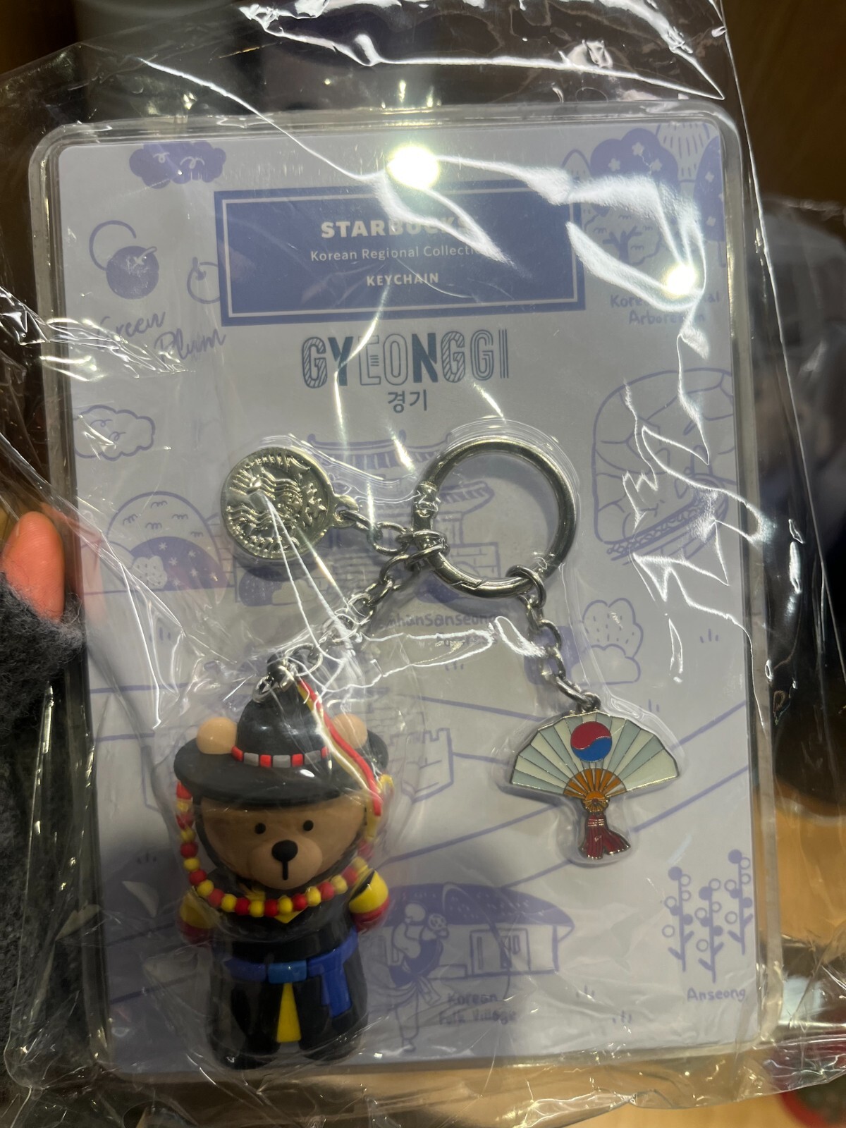 【韓国スタバ】Regional★Annyeong Gyeonggi Bearista Keychain s-l400.jpg