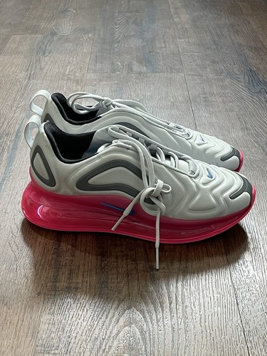 靴 NIKE WMNS AIR MAX 720 WHITE/PINK 23.5 Nike Air Max 720 Pink Rise White Athletic Running Shoes