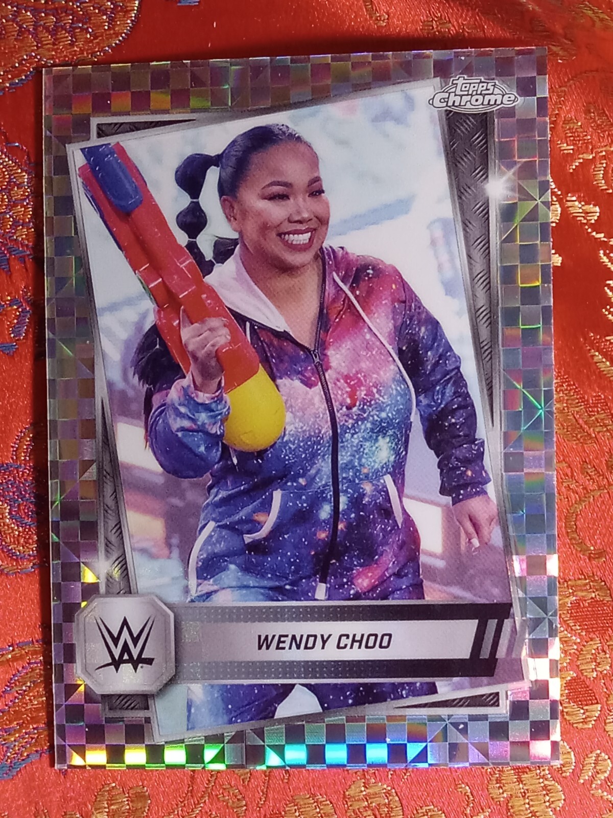 Wendy Choo 2025 Topps Chrome WWE Wrestling X-FRACTOR