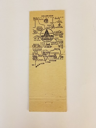 Vintage matchbook cover De Anza Motor Lodge Albuquerque New Mexico. C8