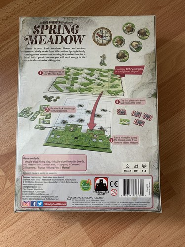 Spring Meadow Board Game- Stronghold Games New & Sealed