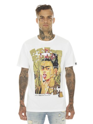 

Мужская футболка Cult of индивидуальности Firda Puzzle WHT-2XL, Белый, T-Shirts
