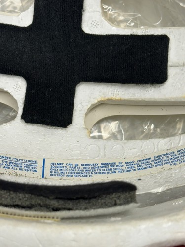 Vintage NOS 1984 Bell V1 Pro White Cycling Racing Helmet S/M