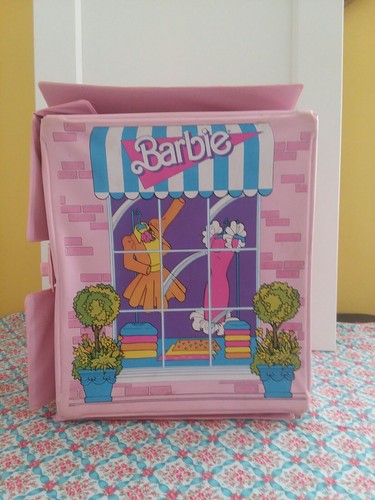 Vintage 1988 Mattel Pink Barbie Case