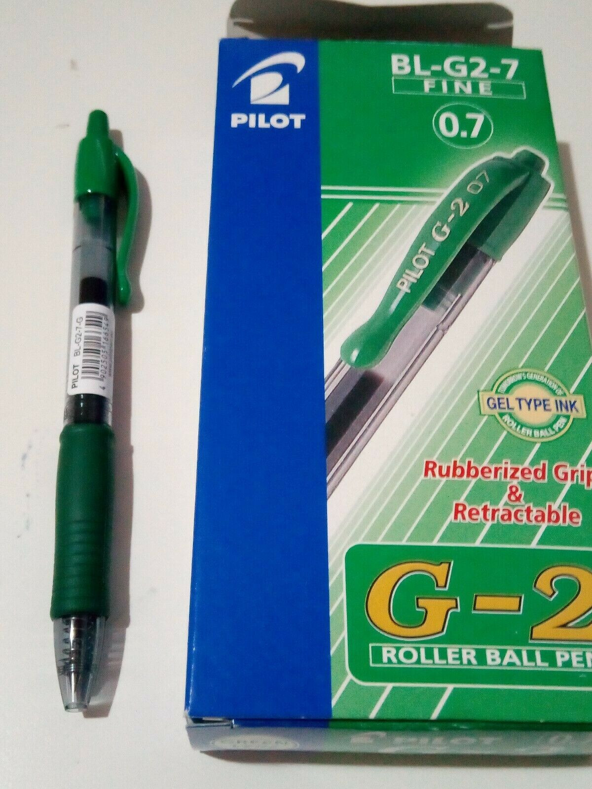 Pilot G207 Gelschreiber – 0,7 Mm Spitze, Weiße Tinte, Packung Mit 12 Stück – Nachfüllbar & Streifenfrei
