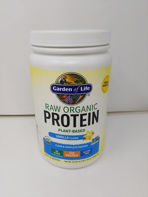 2024 Garden of Life Vegan Protein Powder w/ Probiotics, Vanilla, 1.5 lb