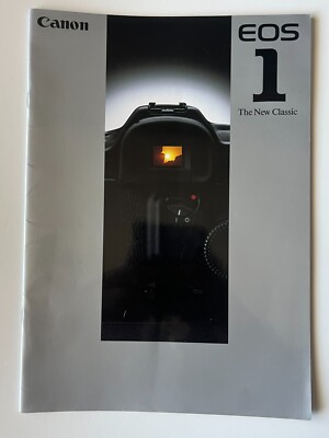 2000 Canon EOS 1 Brochure Booklet Professional Photography Info Guide Specs